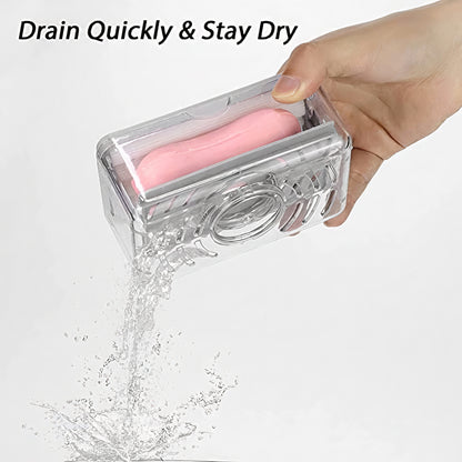 2-in-1 Rolling Soap Box – Portable Laundry Soap Holder & Fast Foaming Cleaner
